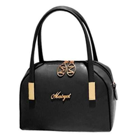 Stylish Letter and Metal Design Tote Bag For Women - Black