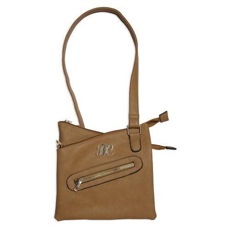 Cross Body Style Purse with Holster, Tan
