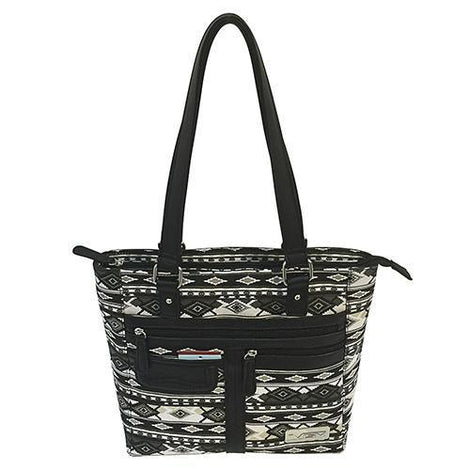 VISM Concealed Carry Printed Tote Black