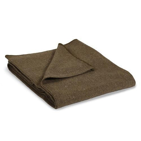 Stansport Wool Blend Blanket - Green