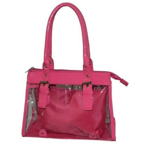 Clear Large Shopper Bag With a Removable Pouch