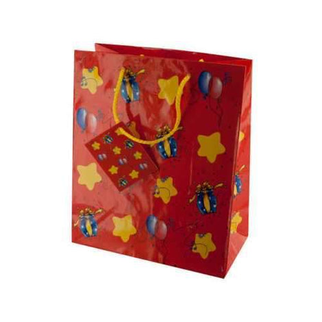 Medium Stars & Balloons Gift Bag ( Case of 60 )