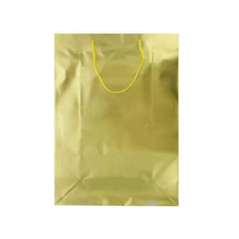 Large Matte Gold Gift Bag ( Case of 90 )