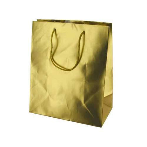 Medium Matte Gold Gift Bag ( Case of 90 )