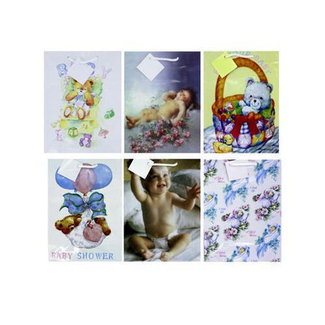 Baby gift bag medium size assortment ( Case of 24 )