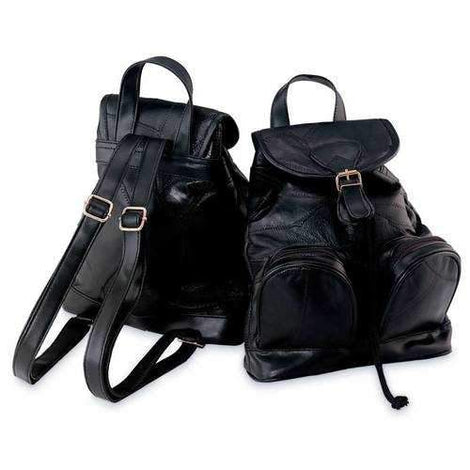 Genuine Lambskin Leather Backpack/Purse