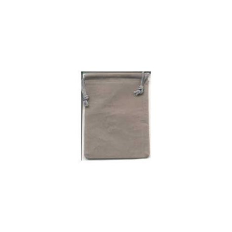 Gray Velveteen Bag