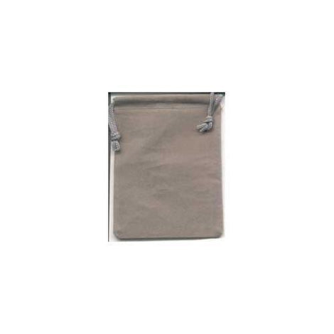 Grey Velveteen Bag
