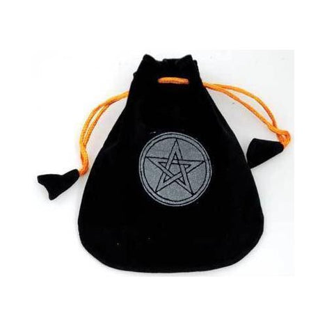 Pentagram Velveteen Black Bag  5