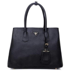 Gorgeous Solid Color and Pendant Design Women's Tote Bag - Black