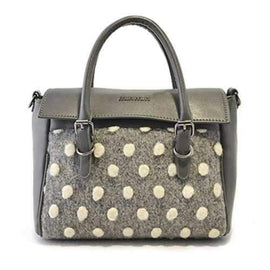 Graceful Buckle and Pompon Design Women's Tote Bag - Deep Gray