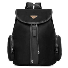 Fashion Style String and Splice Design Women's Satchel - Black