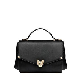 Sweet Metal and Rivets Design Women's Crossbody Bag - Black