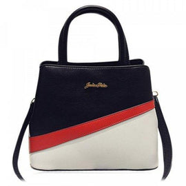 Sweet Color Block and Letter Design Tote Bag For Women - Black