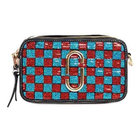 Trendy Plaid and Sequins Design Crossbody Bag For Women