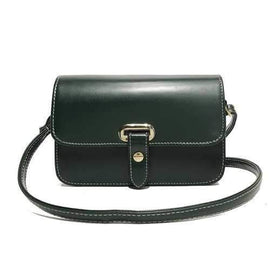 New Wild Ladies Small Buckle Square Bag Fashion Shoulder Messenger Bags - Ivy