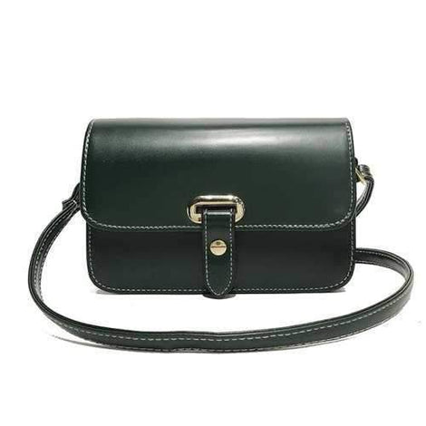 New Wild Ladies Small Buckle Square Bag Fashion Shoulder Messenger Bags - Ivy