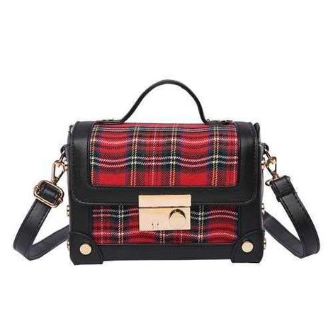 New Shoulder Diagonal Small Square Package - Red