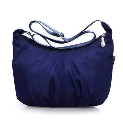 Female Cross-body Bag Nylon Dumplings Package - Blue