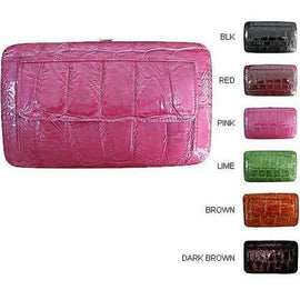 Croco Print Wallet