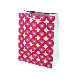 Heart Pattern Valentine's Gift Bag ( Case of 36 )