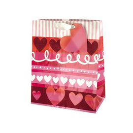 Hearts & Swirls Gift Bag ( Case of 108 )