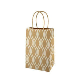 Small Lattice Craft Paper Gift Bag ( Case of 48 )