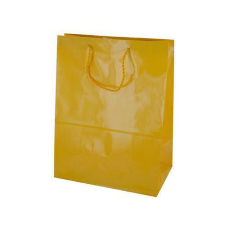 Large Solid Yellow Gift Bag ( Case of 72 )