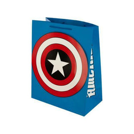 Large Captain America Gift Bag ( Case of 48 )