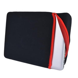 SlickBlue Neoprene Sleeve for 13 MacBook / MacBook Pro / MacBook Air & Windows PCs (Black/Red)