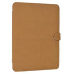 SlickBlue Suede Leather Clip-On Case for 13 MacBook Pro (Light Brown)