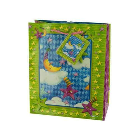Medium Moon & Stars Birthday Gift Bag ( Case of 90 )