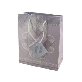 Medium Lavender Scroll Design Gift Bag ( Case of 90 )