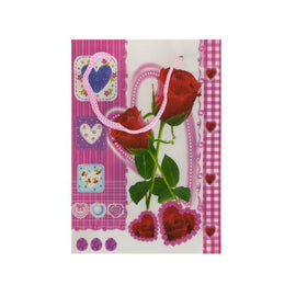 Roses & Hearts Gift Bag ( Case of 24 )