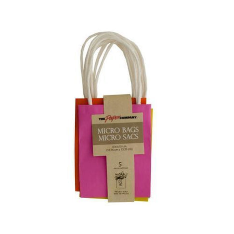 Fashion Colors Micro Gift Bags ( Case of 48 )