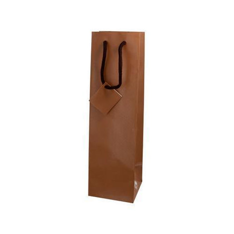 bottle gift bag brown ( Case of 60 )