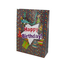 Happy Birthday Party Hats Gift Bag ( Case of 48 )