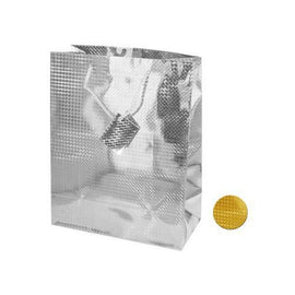 Large Gold & Silver Holographic Gift Bag ( Case of 24 )