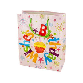 Medium Birthday Wishes Gift Bag ( Case of 72 )
