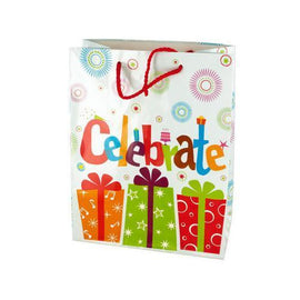 Medium Celebrate Birthday Gift Bag ( Case of 72 )