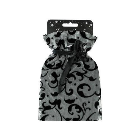 Flocked Organza Sachet Bag ( Case of 96 )