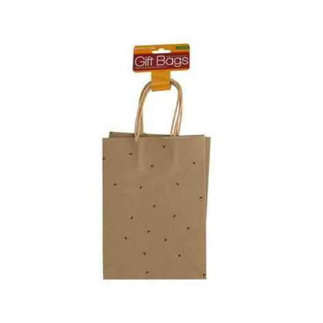 Triangle Print Gift Bags Set ( Case of 20 )