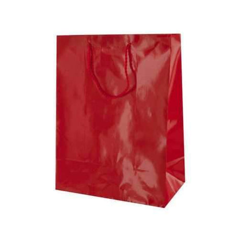 Medium Solid Red Gift Bag ( Case of 48 )