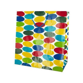 Extra Large Multi-Colored Dots Gift Bag ( Case of 48 )