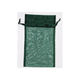 4" x 5" Green organza pouch