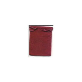Burgundy Velveteen Bag