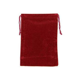 Burgundy Velveteen Bag