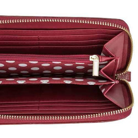 Kate Burgundy Faux Textured Leather Clutch