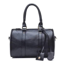 Elegant Tote and Pendant Design Women's Street Level Handbag - Black